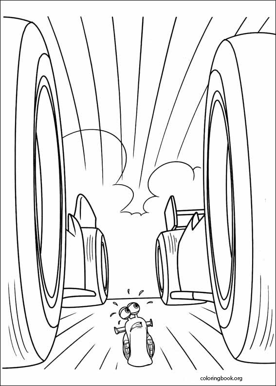 Turbo coloring page (003)