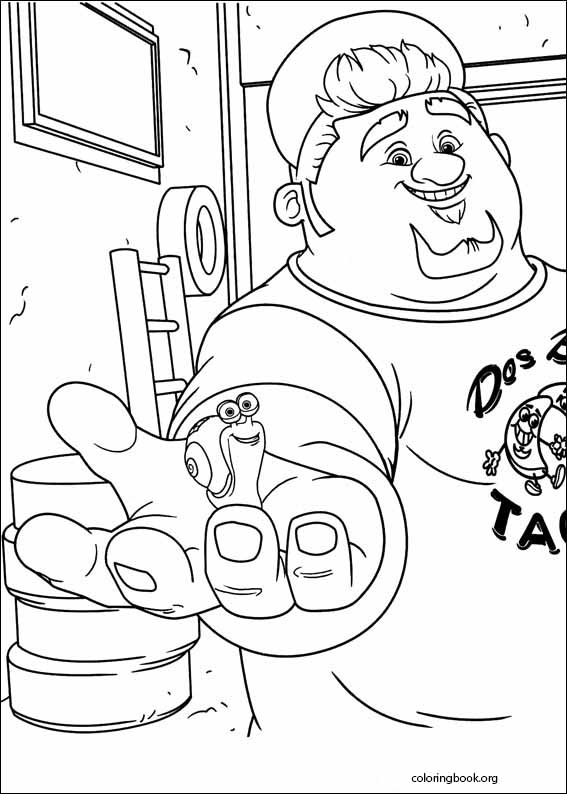 Turbo coloring page (004)