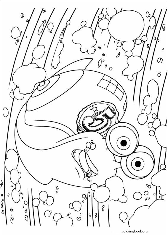 Turbo coloring page (019)