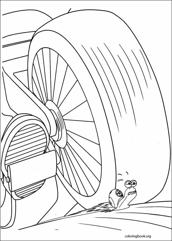 Turbo coloring page (027)