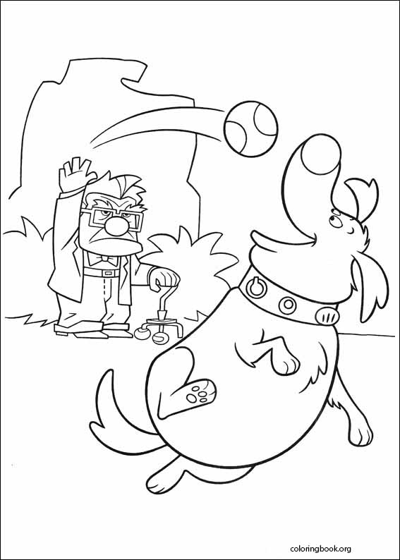 Up coloring page (036)