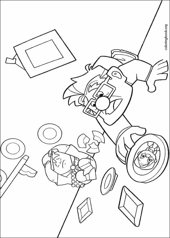 Up coloring page (059)