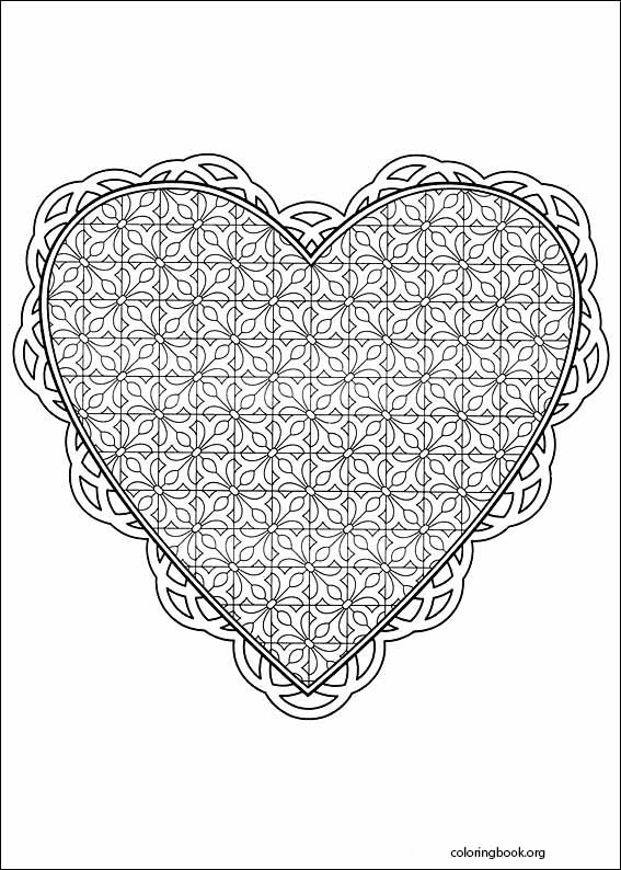 Valentine's Day coloring page (001)