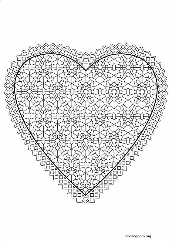 Valentine's Day coloring page (002)