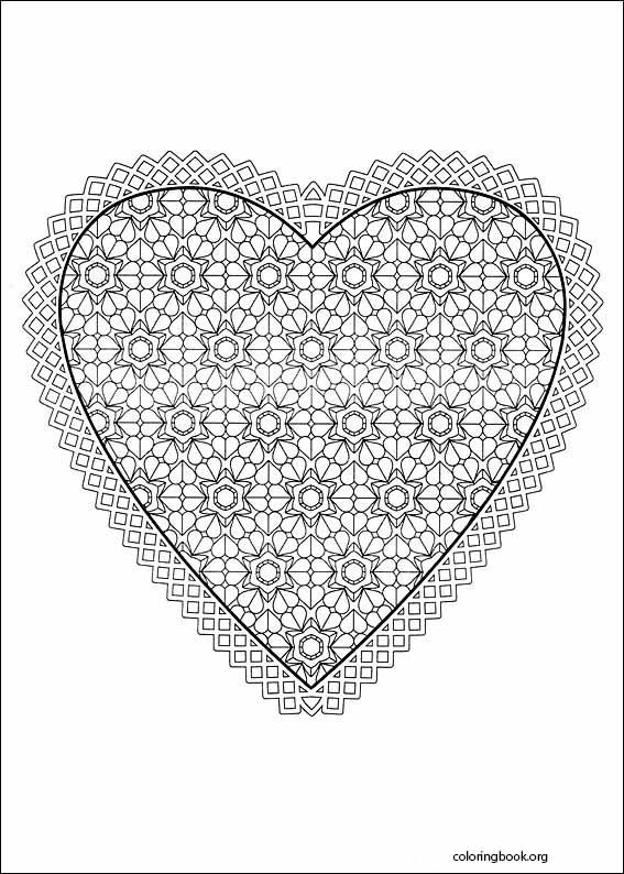 Valentine's Day coloring page (003)