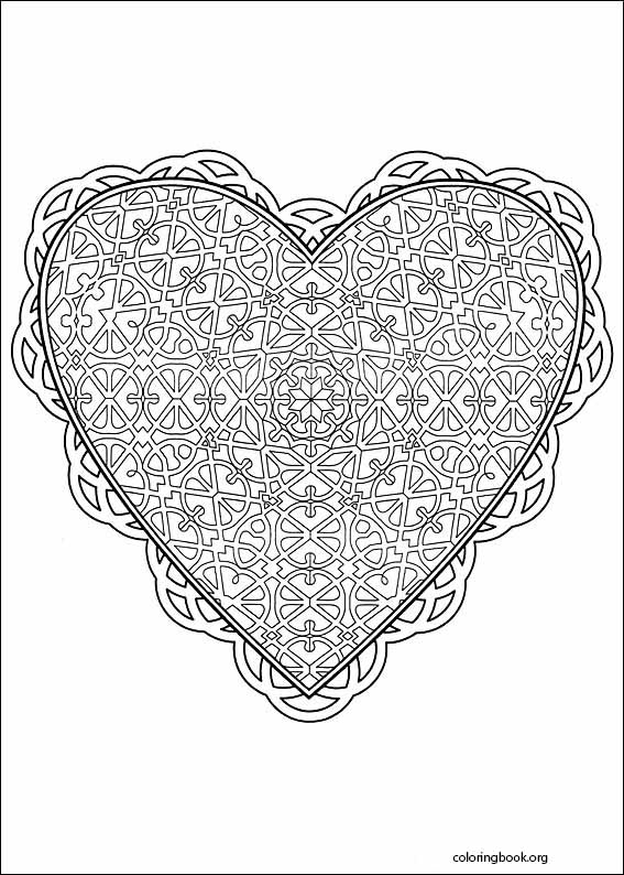 Valentine's Day coloring page (004)