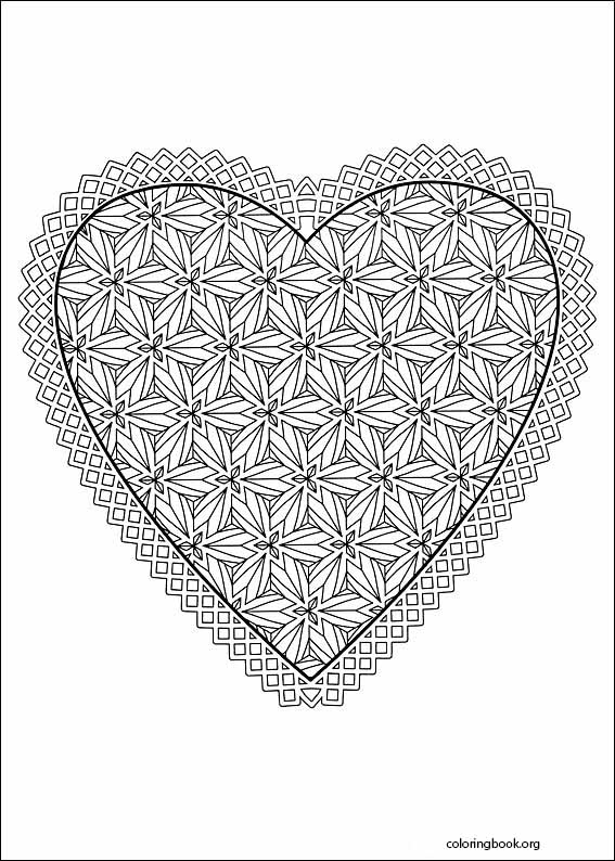 Valentine's Day coloring page (005)