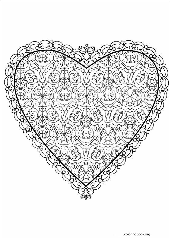 Valentine's Day coloring page (006)