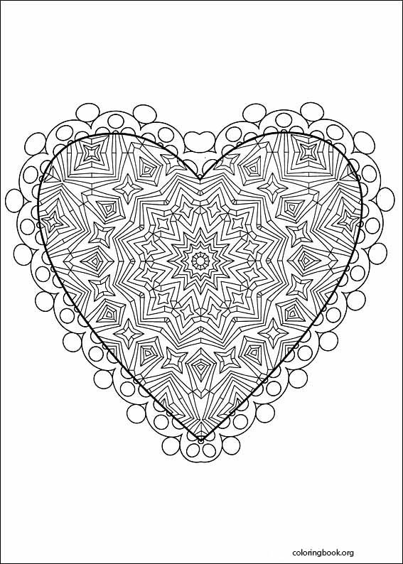 Valentine's Day coloring page (009)