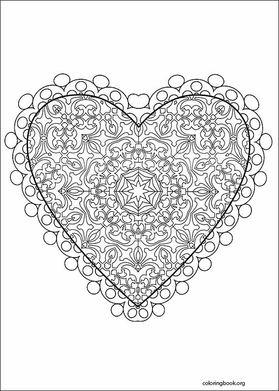 Valentine's Day coloring page (012)