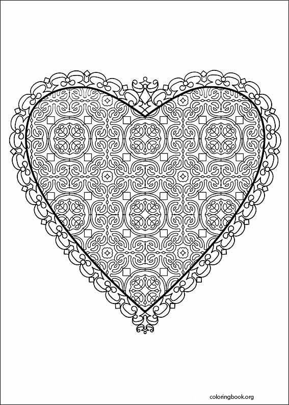 Valentine's Day coloring page (013)