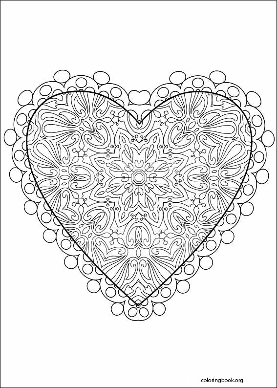 Valentine's Day coloring page (017)