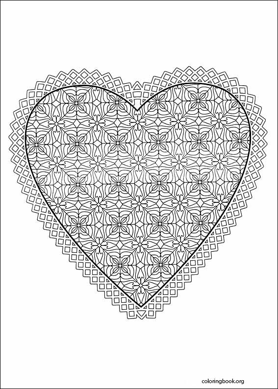 Valentine's Day coloring page (019)