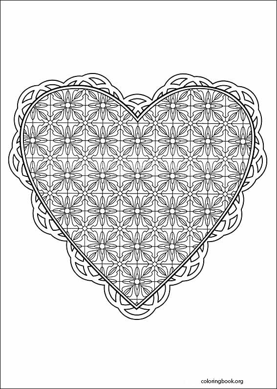 Valentine's Day coloring page (020)