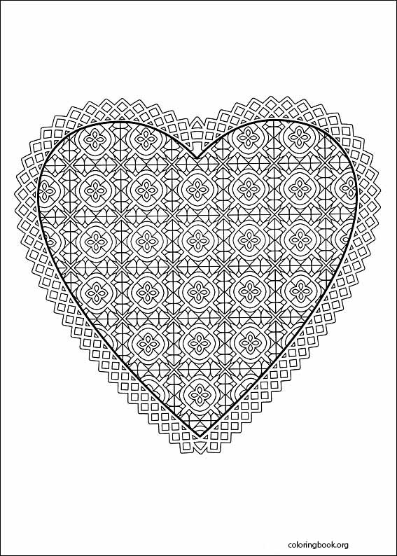Valentine's Day coloring page (021)