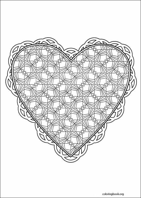 Valentine's Day coloring page (023)