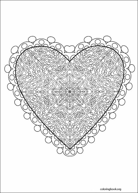 Valentine's Day coloring page (024)