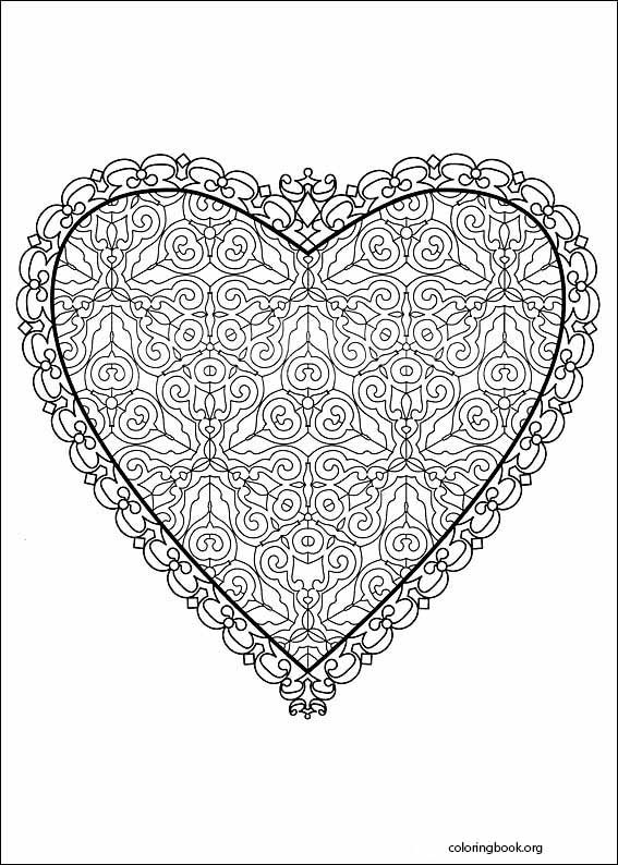 Valentine's Day coloring page (025)