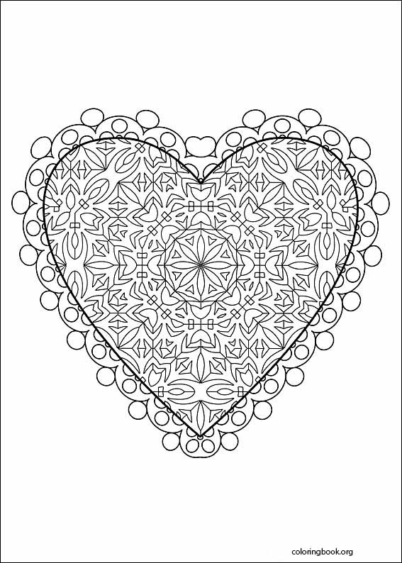 Valentine's Day coloring page (026)