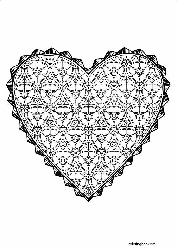 Valentine's Day coloring page (027)