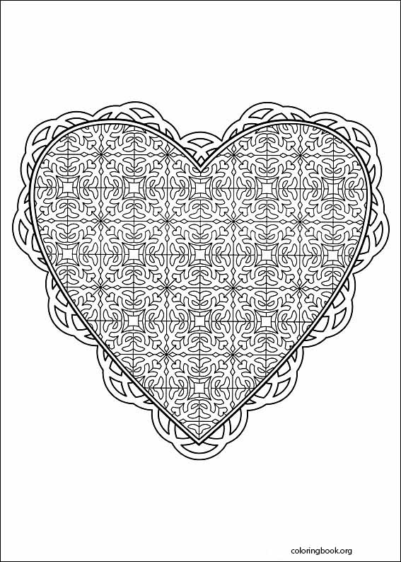 Valentine's Day coloring page (029)