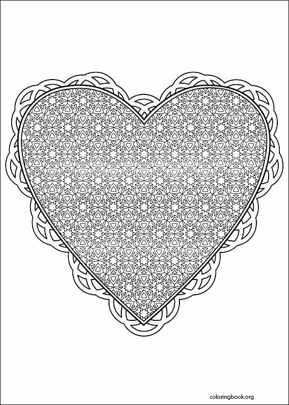 Valentine's Day coloring page (030)