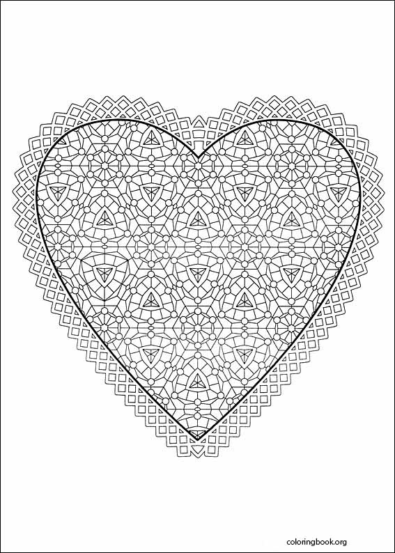 Valentine's Day coloring page (032)