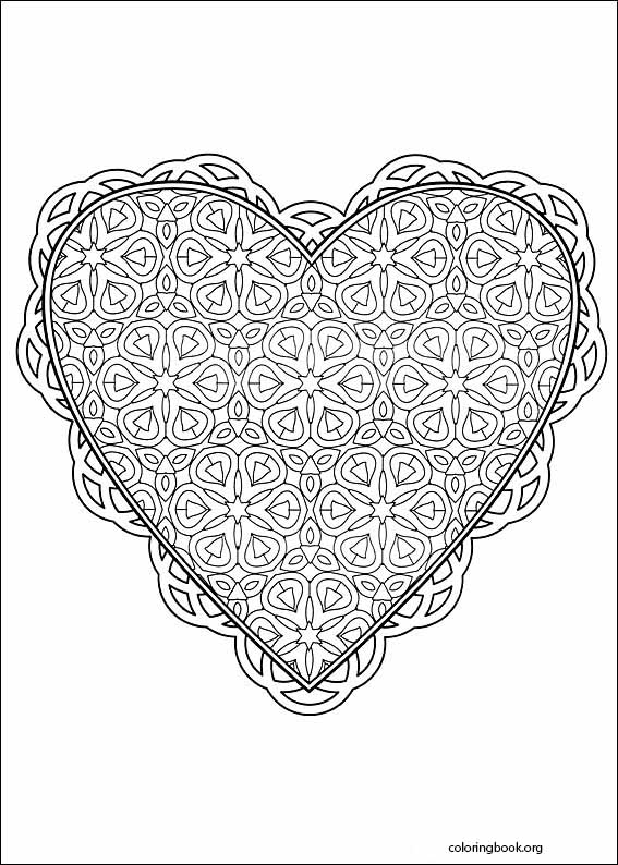Valentine's Day coloring page (033)