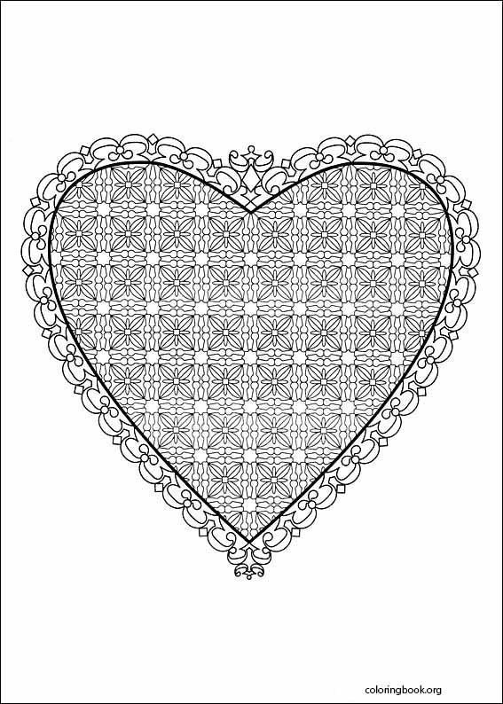 Valentine's Day coloring page (034)