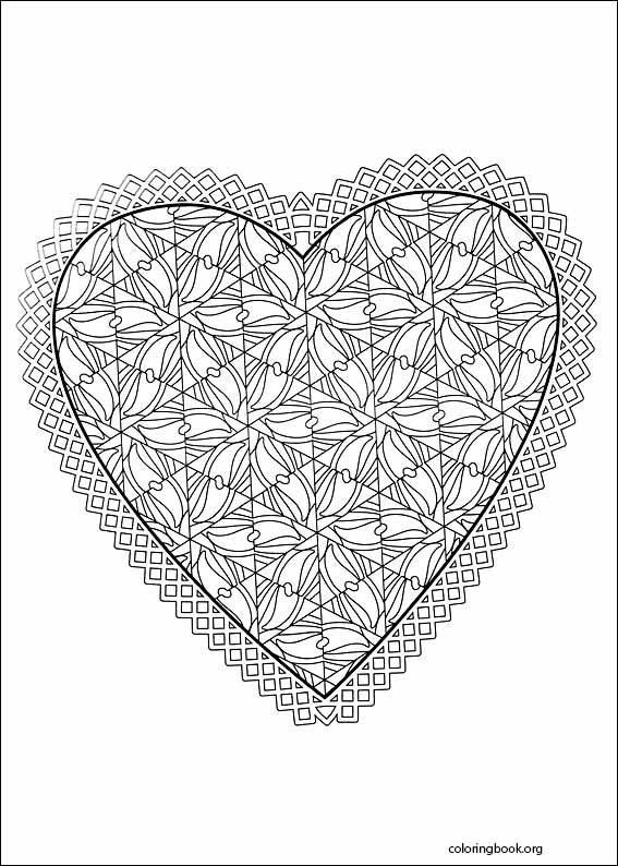 Valentine's Day coloring page (036)