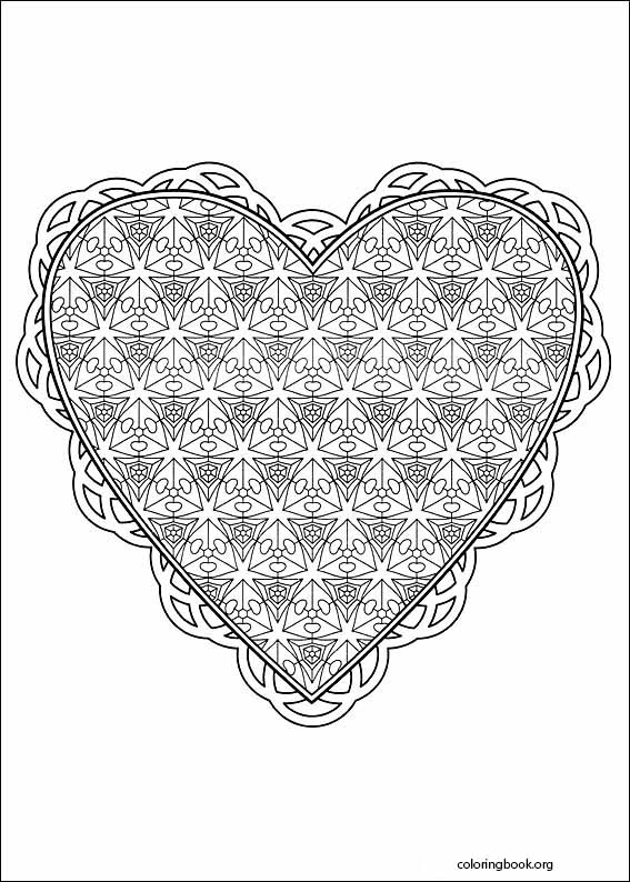 Valentine's Day coloring page (037)