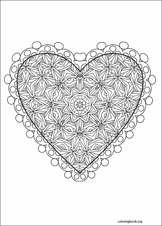 Valentine's Day coloring page (040)