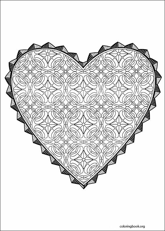 Valentine's Day coloring page (042)