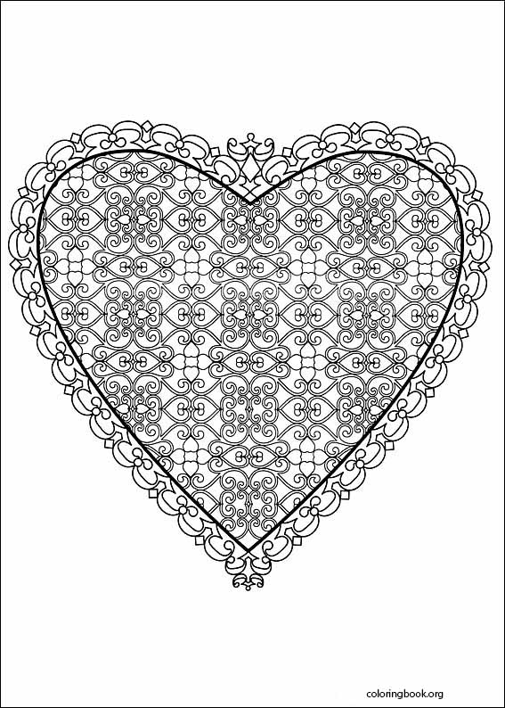 Valentine's Day coloring page (044)