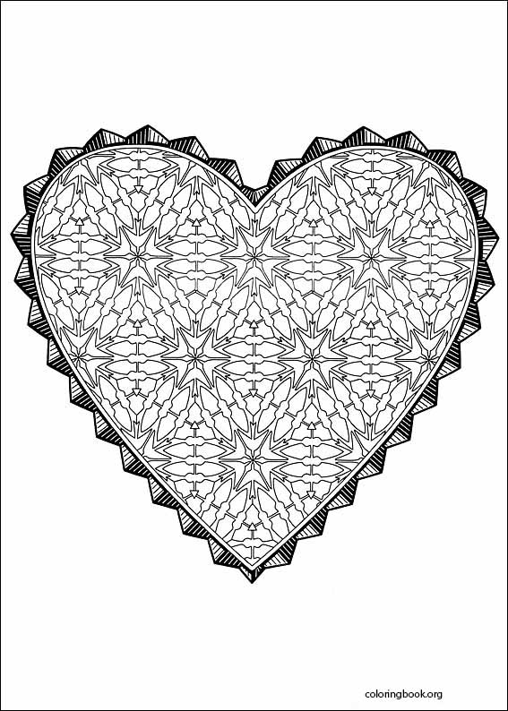 Valentine's Day coloring page (045)