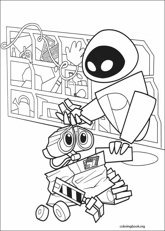 WALL-E coloring page (003)