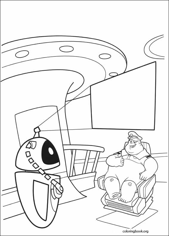 WALL-E coloring page (016)