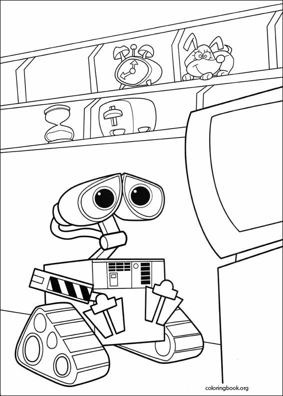 WALL-E coloring page (076)
