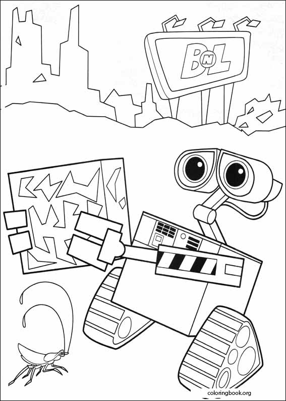 WALL-E coloring page (078)