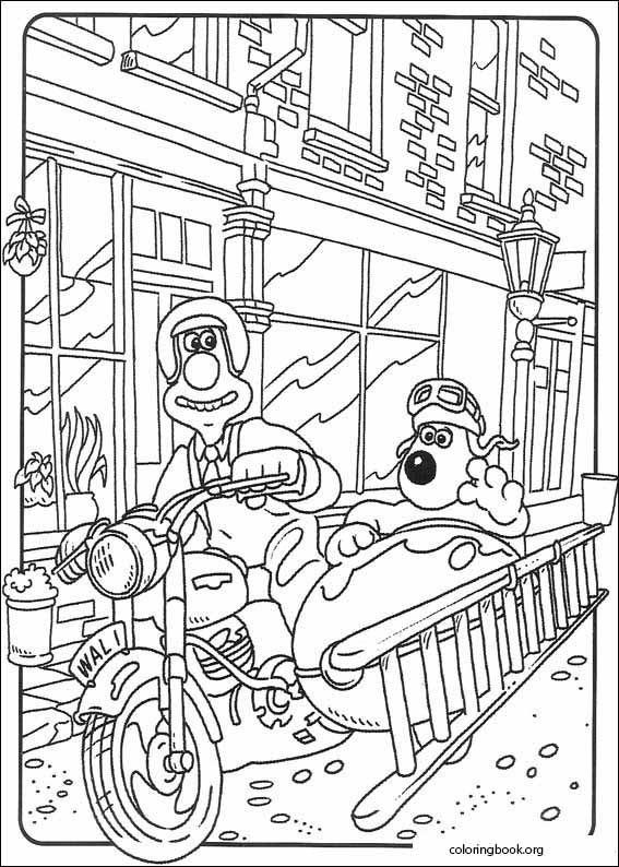 Wallace And Gromit coloring page (009)