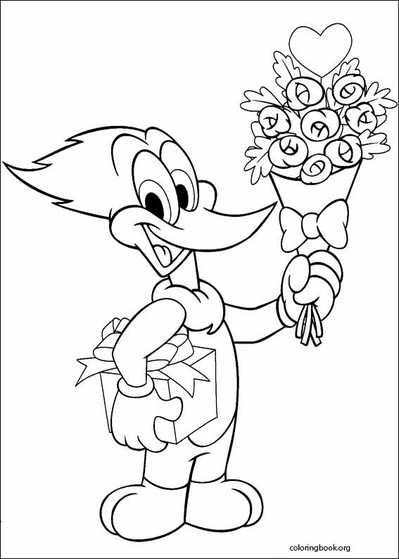 Woody Woodpecker coloring page (001)