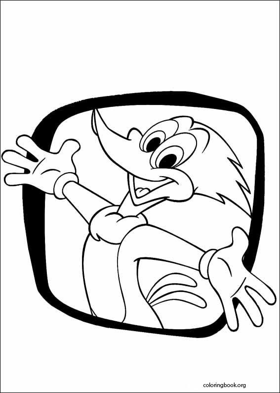 Woody Woodpecker coloring page (002)