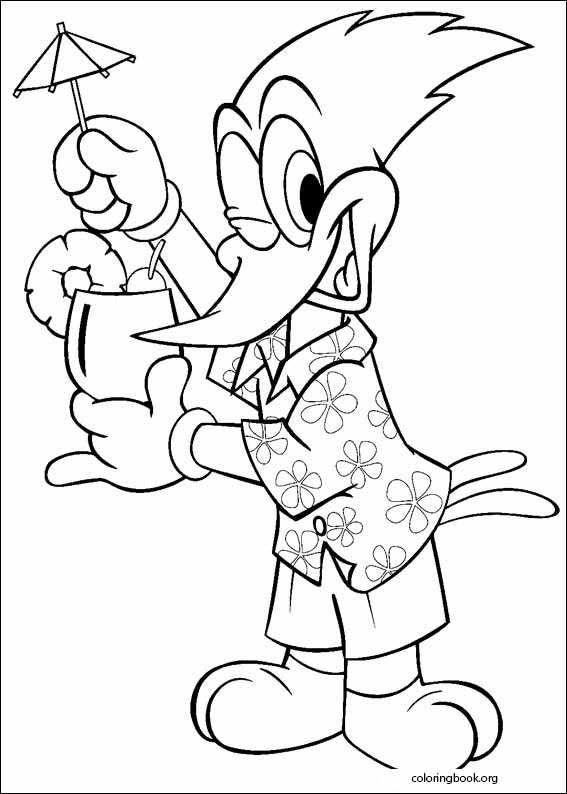 Woody Woodpecker coloring page (008)
