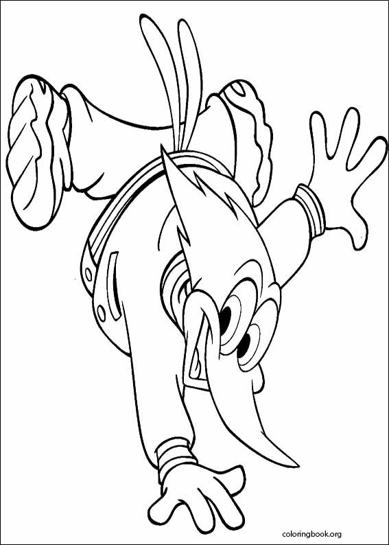 Woody Woodpecker coloring page (014)