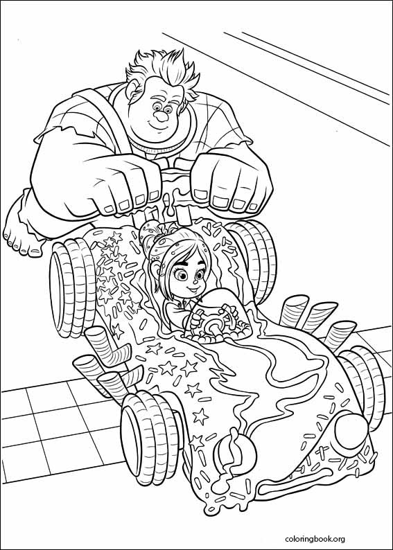 Wreck-It Ralph coloring page (001)