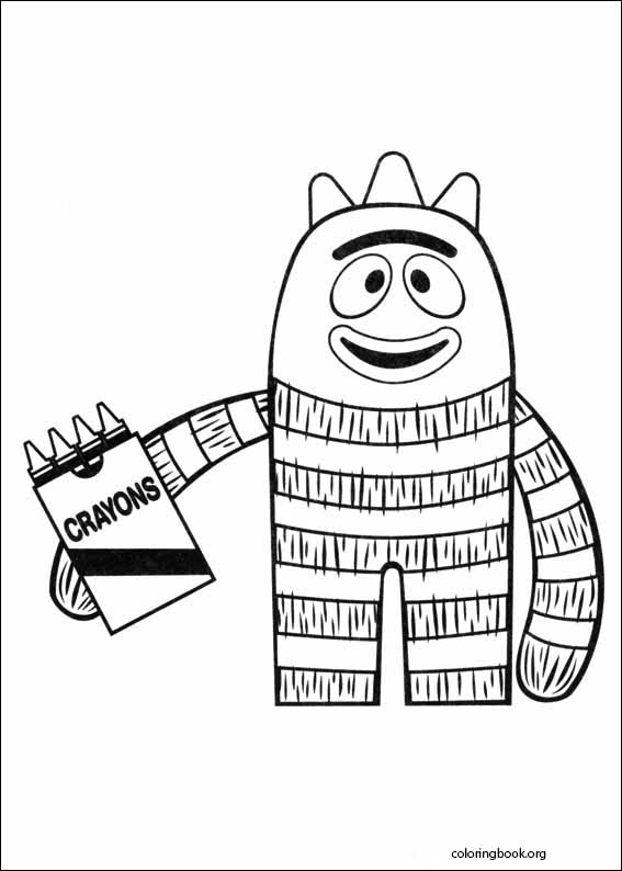 Yo Gabba Gabba! coloring page (002)