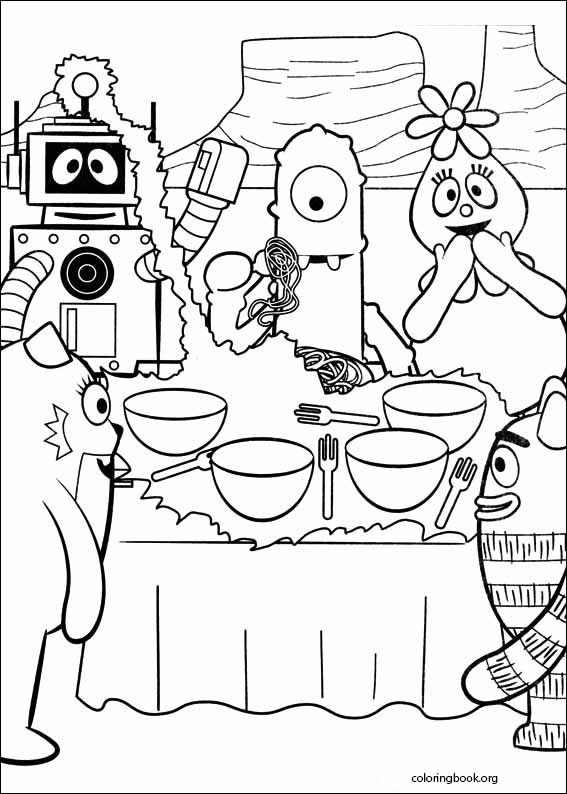 Yo Gabba Gabba! coloring page (012)