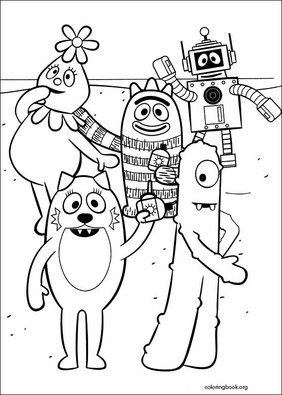Yo Gabba Gabba! coloring page (013)