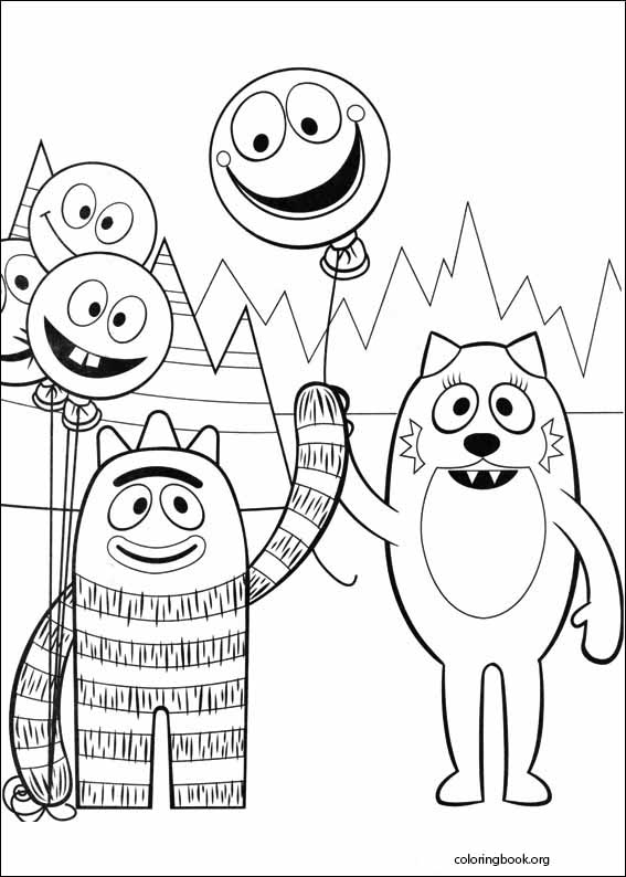 Yo Gabba Gabba! coloring page (019)