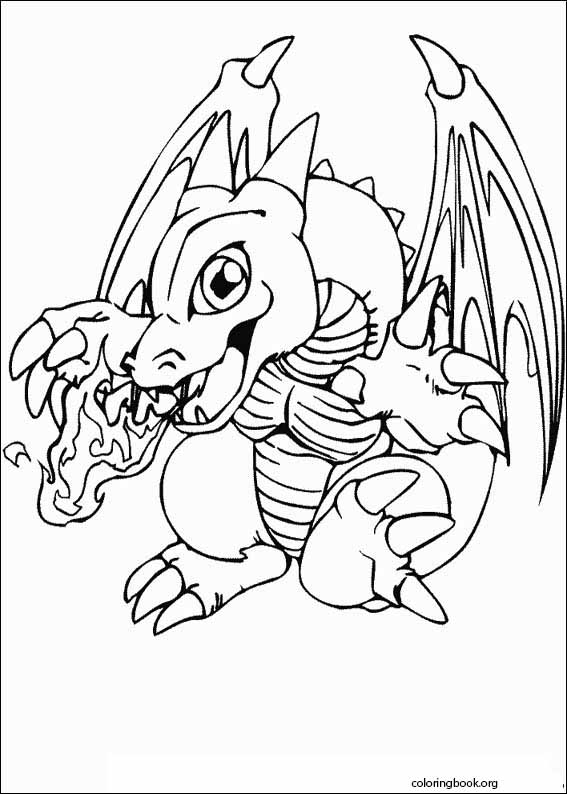 Yu-Gi-Oh! coloring page (003)